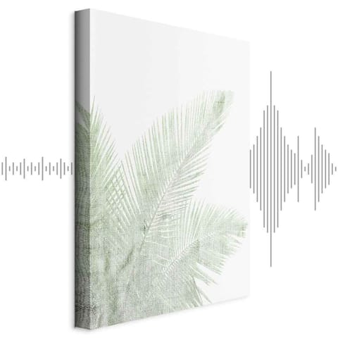 ⁨Obraz - Aksamitna zieleń (1-częściowy) pionowy (rozmiar 80x120, wykończenie Akustyczny)⁩ w sklepie Wasserman.eu