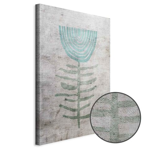 ⁨Obraz - Niebieska lilia (1-częściowy) pionowy (rozmiar 80x120, wykończenie Premium Print)⁩ w sklepie Wasserman.eu