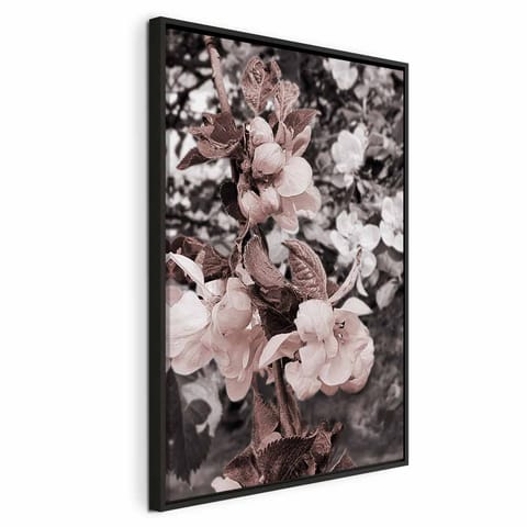 ⁨Obraz - Balans w naturze (1-częściowy) pionowy (rozmiar 60x90, wykończenie W ramie drewnianej czarnej)⁩ w sklepie Wasserman.eu