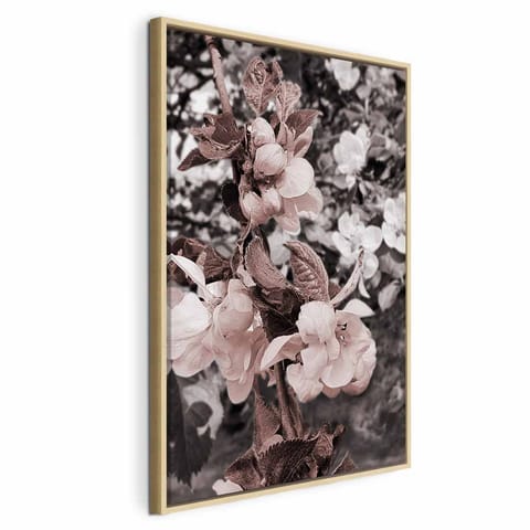 ⁨Obraz - Balans w naturze (1-częściowy) pionowy (rozmiar 60x90, wykończenie W ramie drewnianej naturalnej)⁩ w sklepie Wasserman.eu