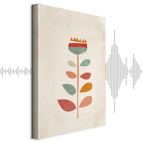 ⁨Obraz - Królowa kwiatów (1-częściowy) pionowy (rozmiar 80x120, wykończenie Akustyczny)⁩ w sklepie Wasserman.eu