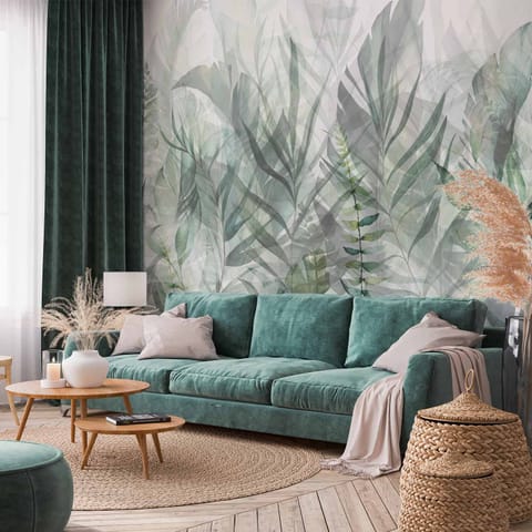 ⁨Self-adhesive wall mural - Magic grove (green) (size 98x70)⁩ at Wasserman.eu