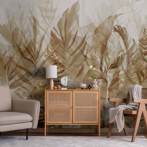 ⁨Wall mural - Magic grove (brown) (size 100x70)⁩ at Wasserman.eu