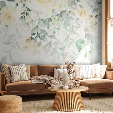 ⁨Wall mural - Waterfall of roses - the second variant (size 250x175)⁩ at Wasserman.eu