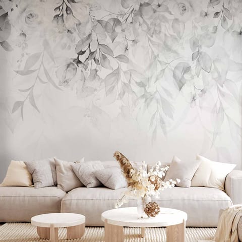 ⁨Wall mural - Waterfall of roses - third variant (size 100x70)⁩ at Wasserman.eu
