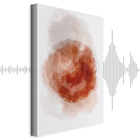 ⁨Obraz - Struktura drzewa (1-częściowy) pionowy (rozmiar 80x120, wykończenie Akustyczny)⁩ w sklepie Wasserman.eu