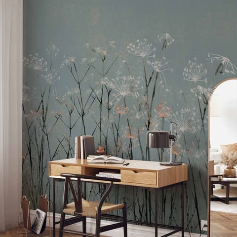 ⁨Wall mural - Garlic flowers (size 100x70)⁩ at Wasserman.eu