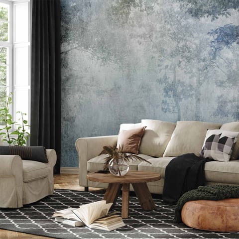 ⁨Self-adhesive mural - Forest reverb (size 245x175)⁩ at Wasserman.eu