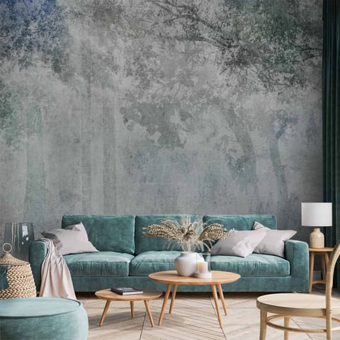 ⁨Self-adhesive mural - Echo of trees (size 196x140)⁩ at Wasserman.eu