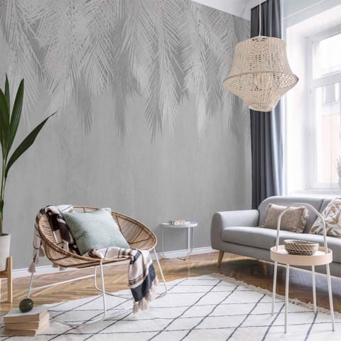 ⁨Wall mural - Blade palm trees (size 100x70)⁩ at Wasserman.eu