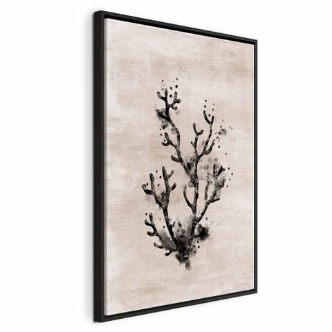 ⁨Obraz - Oceaniczne piękno (1-częściowy) pionowy (rozmiar 80x120, wykończenie W ramie drewnianej czarnej)⁩ w sklepie Wasserman.eu