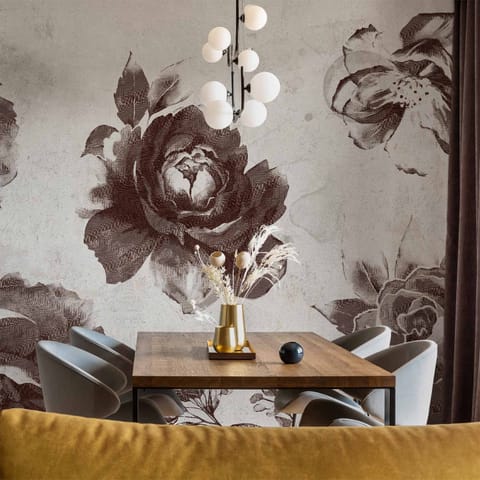 ⁨Fototapeta - Ogród wspomnień - pierwszy wariant (rozmiar 400x280, wykończenie Wodoodporna)⁩ w sklepie Wasserman.eu