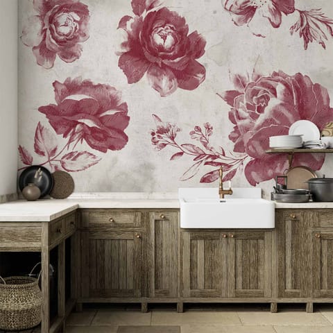 ⁨Fototapeta - Ogród wspomnień - trzeci wariant (rozmiar 100x70, wykończenie Wodoodporna)⁩ w sklepie Wasserman.eu