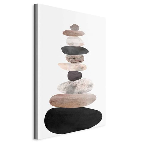 ⁨Obraz - Sztuka równowagi (rozmiar 80x120, wykończenie Na płótnie włoskim)⁩ w sklepie Wasserman.eu