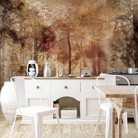 ⁨Fototapeta - Zagubiony w lesie (rozmiar 150x105, wykończenie Wodoodporna)⁩ w sklepie Wasserman.eu