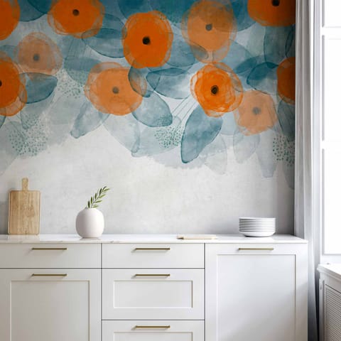 ⁨Fototapeta - Ogród marzeń - trzeci wariant (rozmiar 350x256, wykończenie Wodoodporna)⁩ w sklepie Wasserman.eu