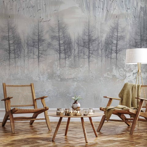 ⁨Fototapeta - Mroźna zima (rozmiar 196x140, wykończenie Samoprzylepna)⁩ w sklepie Wasserman.eu