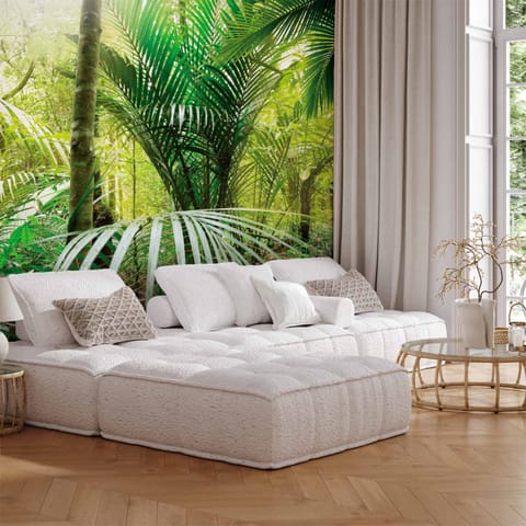 ⁨Wall mural - Green avenue (size 300x210)⁩ at Wasserman.eu