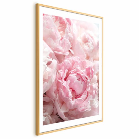 ⁨Plakat - Nostalgia poranka (rozmiar 29.7x42, wykończenie Rama złota z marginesem)⁩ w sklepie Wasserman.eu