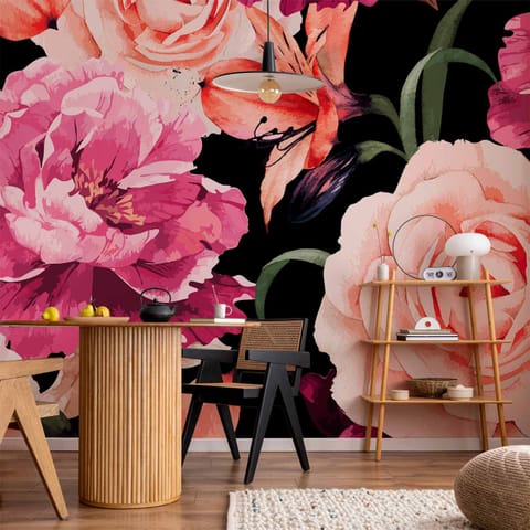 ⁨Fototapeta - Róże miłości (rozmiar 250x175, wykończenie Wodoodporna)⁩ w sklepie Wasserman.eu