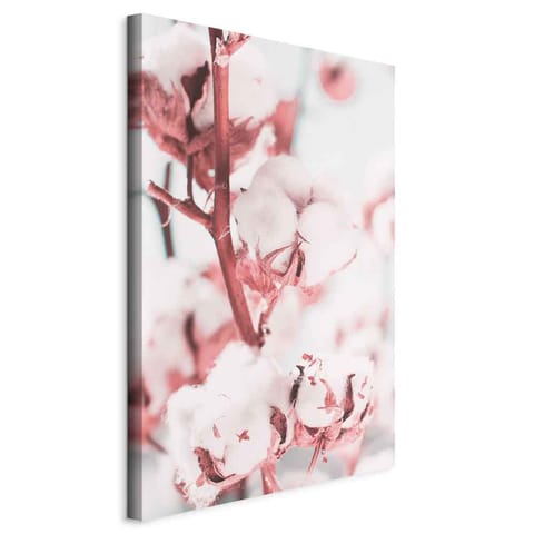 ⁨Picture - Cotton in bloom (1-piece), vertical (size 60x90)⁩ at Wasserman.eu