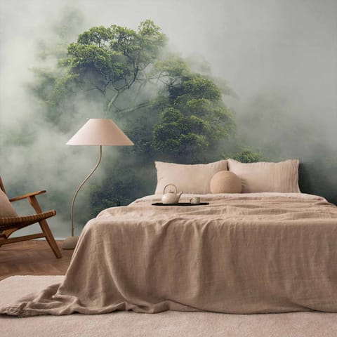 ⁨Self-adhesive wall mural - Misty Amazon (size 98x70)⁩ at Wasserman.eu