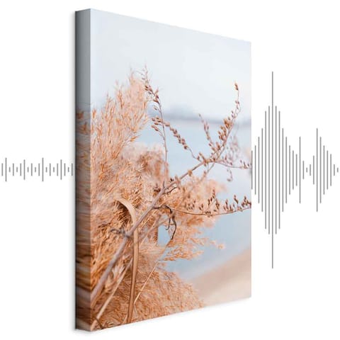 ⁨Obraz - Finezyjne gałązki (1-częściowy) pionowy (rozmiar 20x30, wykończenie Akustyczny)⁩ w sklepie Wasserman.eu