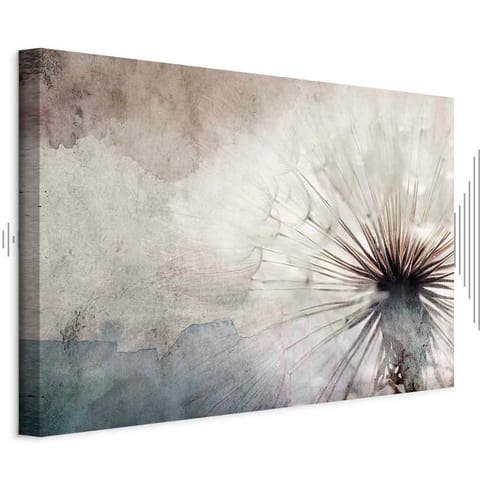 ⁨Obraz - Dmuchawce w chmurach (1-częściowy) szeroki (rozmiar 60x40, wykończenie Akustyczny)⁩ w sklepie Wasserman.eu