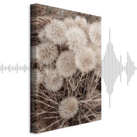 ⁨Obraz - Delikatne grono (1-częściowy) pionowy (rozmiar 40x60, wykończenie Akustyczny)⁩ w sklepie Wasserman.eu