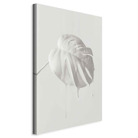 ⁨Obraz - Jasna monstera (1-częściowy) pionowy (rozmiar 60x90, wykończenie Standard)⁩ w sklepie Wasserman.eu