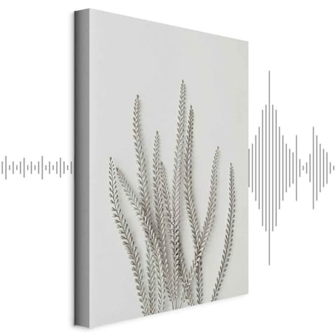 ⁨Obraz - Roślinna miriada (1-częściowy) pionowy (rozmiar 80x120, wykończenie Akustyczny)⁩ w sklepie Wasserman.eu