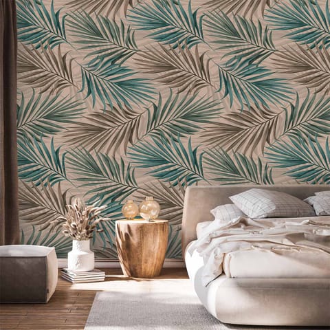 ⁨Fototapeta - Pogoń liści - drugi wariant (rozmiar 294x210, wykończenie Samoprzylepna)⁩ w sklepie Wasserman.eu