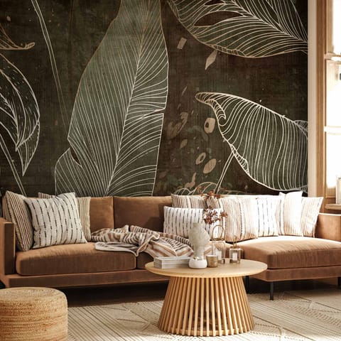 ⁨Fototapeta - W labiryncie liści (rozmiar 300x210, wykończenie Premium)⁩ w sklepie Wasserman.eu