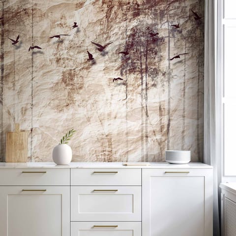 ⁨Fototapeta - Papierowa natura (rozmiar 450x315, wykończenie Wodoodporna)⁩ w sklepie Wasserman.eu