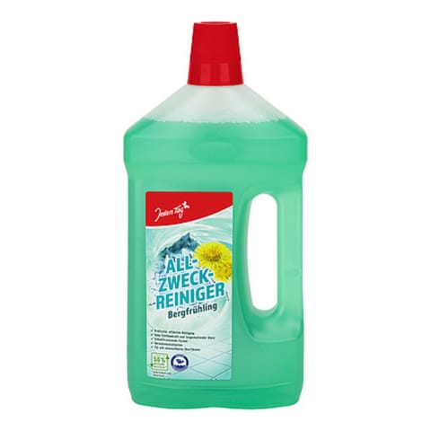 ⁨Jeden Tag Bergfruhling Uniwersalny Płyn Czyszczący 1 l⁩ w sklepie Wasserman.eu