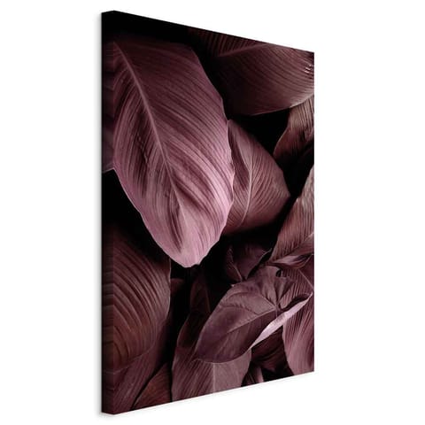 ⁨Picture - Velvet leaves (1-piece), vertical (size 60x90)⁩ at Wasserman.eu