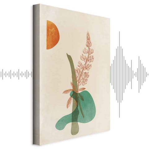 ⁨Obraz - Łubin (1-częściowy) pionowy (rozmiar 40x60, wykończenie Akustyczny)⁩ w sklepie Wasserman.eu