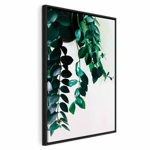 ⁨Obraz - Korale natury (1-częściowy) pionowy (rozmiar 60x90, wykończenie W ramie drewnianej czarnej)⁩ w sklepie Wasserman.eu