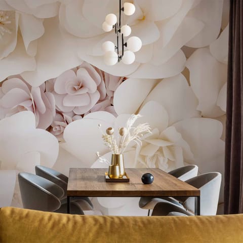 ⁨Fototapeta - Kwiecista ekspozycja (rozmiar 200x140, wykończenie Wodoodporna)⁩ w sklepie Wasserman.eu