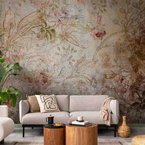 ⁨Wall mural - Old postcard (size 100x70)⁩ at Wasserman.eu