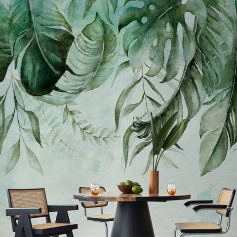 ⁨Fototapeta - Zielona opowieść (rozmiar 300x210, wykończenie Wodoodporna)⁩ w sklepie Wasserman.eu