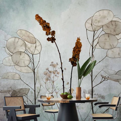 ⁨Fototapeta - Lunaria na łące (rozmiar 400x280, wykończenie Wodoodporna)⁩ w sklepie Wasserman.eu