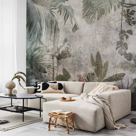 ⁨Wall mural - Rainforest in fog (size 100x70)⁩ at Wasserman.eu