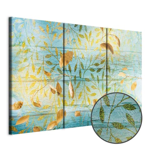 ⁨Obraz - Złoty plon (3-częściowy) (rozmiar 60x40, wykończenie Premium Print)⁩ w sklepie Wasserman.eu