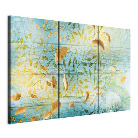 ⁨Painting - Golden yield (3-part) (size 120x80)⁩ at Wasserman.eu