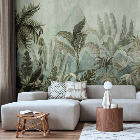 ⁨Wall mural - Mountain jungle (size 150x105)⁩ at Wasserman.eu