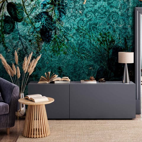 ⁨Wall mural - Emerald garden (size 100x70)⁩ at Wasserman.eu