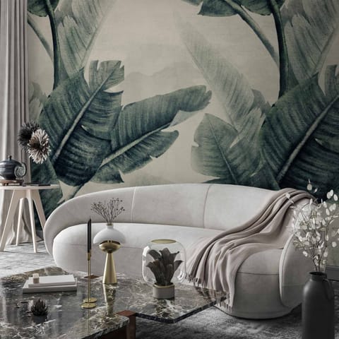 ⁨Self-adhesive mural - Magic plants - the first variant (size 196x140)⁩ at Wasserman.eu