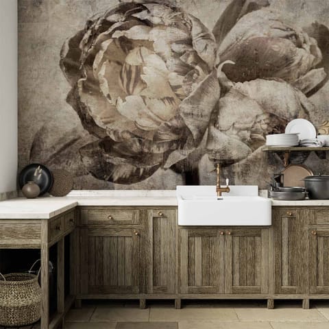 ⁨Fototapeta - Industrialna wiązanka (rozmiar 200x140, wykończenie Wodoodporna)⁩ w sklepie Wasserman.eu