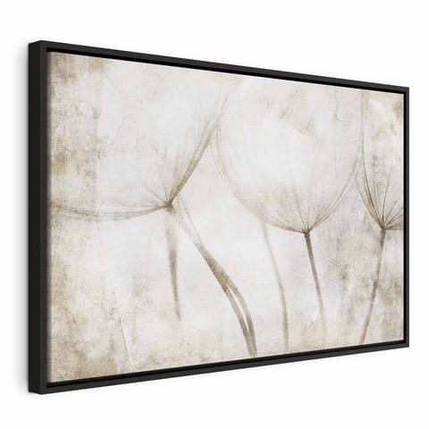 ⁨Obraz - Spokojna opowieść (1-częściowy) szeroki (rozmiar 90x60, wykończenie W ramie drewnianej czarnej)⁩ w sklepie Wasserman.eu